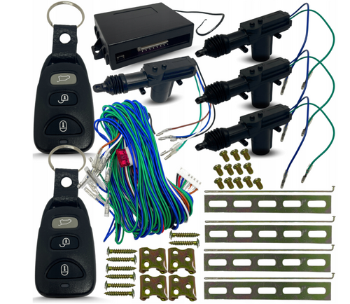 AL103R | Central locking set with two remote controls | Master and slave actuators