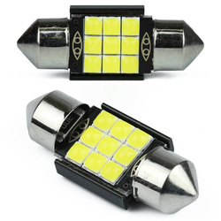 C5W 31/36mm 9 LED SMD 3030 3D Auto Glühbirne | KFZ Beleuchtung