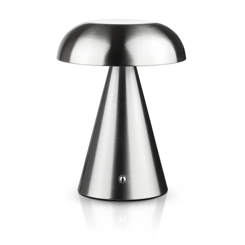 HJA24-ARGENT | Lampe de table LED | Lampe tactile moderne | Lampe de nuit avec batterie intégrée