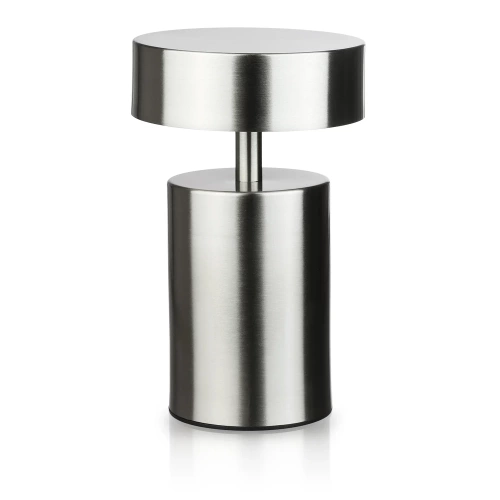 Kabellose Tischleuchte | Touch-Nachtleuchte mit einstellbarer Lichtfarbe, USB-Aufladung | HJA29-silber