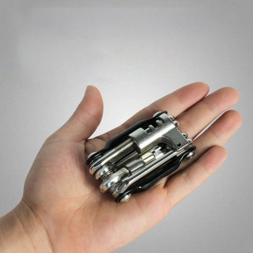 Fahrrad Multitool 11-in-1 mit Kettennieter | 11 Funktionen | T25-11in1