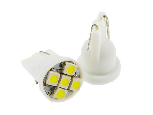 Autó LED izzó W5W T10 5 SMD 1210