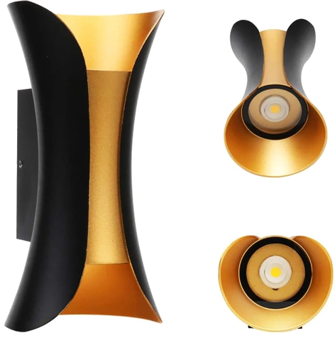 BD-C020 | Sodo šviestuvas, lauko LED fasadinis sieninis šviestuvas | aukštyn - žemyn | 10W, IP65