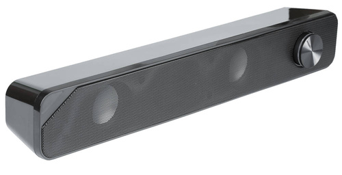 S4 | Computersoundbar 2.0 med RGB LED-baggrundsbelysning | 6W RMS 20Hz-20kHz 4ohm