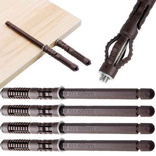 Regalträger | unsichtbarer Befestigungsarm | 4 Stück | schwarz | DF-4PCS-BLACK