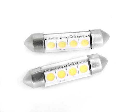 Automobilio LED lemputė C5W 4 SMD 5050