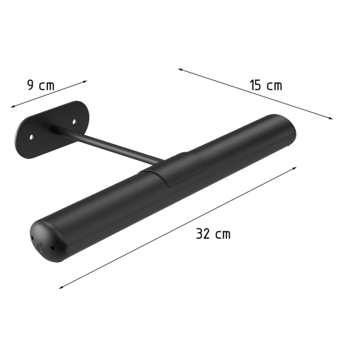 Aplique de pared LED recargable | Iluminación inalámbrica con montaje magnético | Temperatura de color y brillo regulables | WML-L22