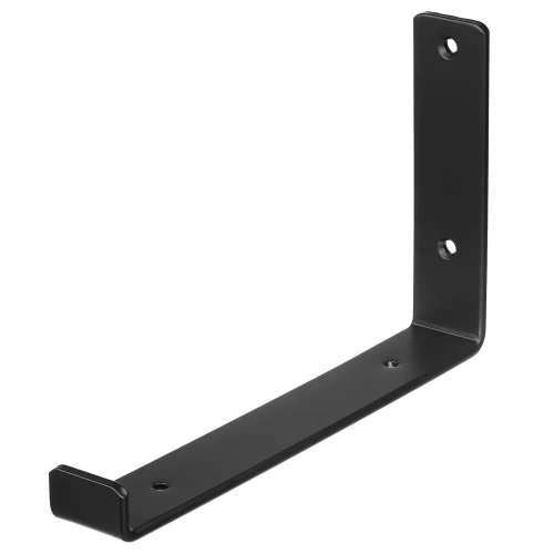 JZ-U235-JUODAS | 4 lentynų laikiklių rinkinys | Lentynos kampas 25 cm