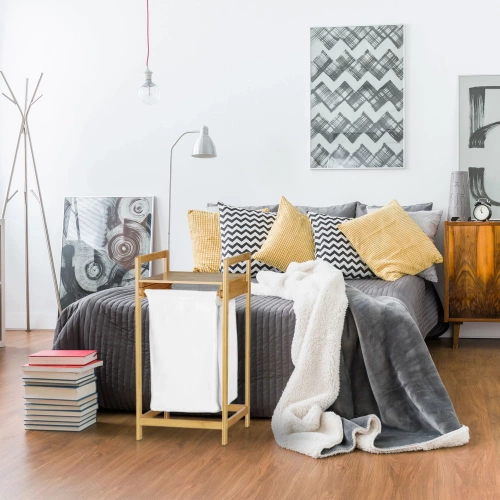 NZ-1BS-Bamboe | Wasmand met kast | Bamboe