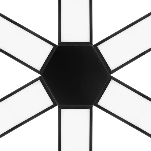 Lampenverbinder aus der Modern Office Serie | Verbinder, der es ermöglicht, 6 Lampen zu verbinden | C-7X4-6