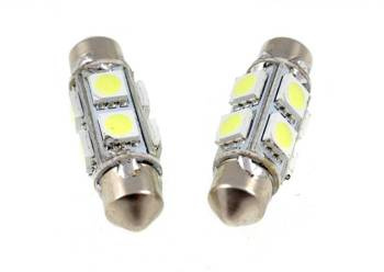 Autó LED izzó C5W 8 SMD 5050 360st