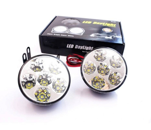 DRL 13 PREMIUM | Lights HIGH POWER LED daytime running | round  90 mM