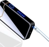 JL-818-JUODAS | Šiuolaikinis plazminis žiebtuvėlis | Elektrinis žiebtuvėlis kraunamas per USB