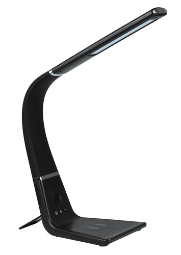 MT-603 | LED-bureaulamp | Qi inductielader | Flexibele arm | Extra USB-poort
