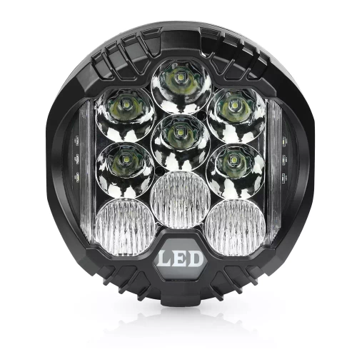 WL002-50W | LED arbejdslampe 9&quot; 50W 5000lm | 2i1 | DRL + langdistancereflektor