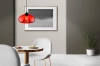GB-D28-R | Modern glass pendant lamp | Red