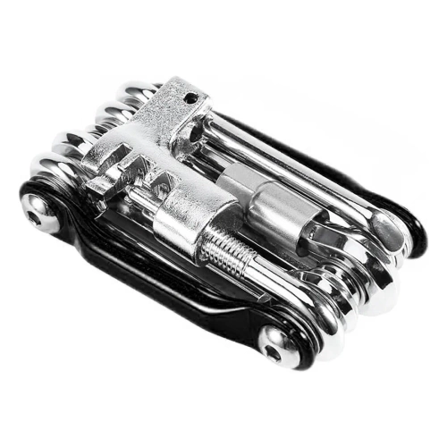 Set de unelte multifuncțional pentru bicicletă 11 în 1 | Multitool pentru bicicletă cu dispozitiv de desfăcut lanț | T25-11in1