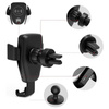 Q006-Black | Gravity car mount | Fast Charge 10W induction charger