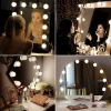 HZJ-V10 | Dressing table mirror lamps for make-up | 10 pieces, 3 lighting colors, brightness adjustment, 2m USB cable
