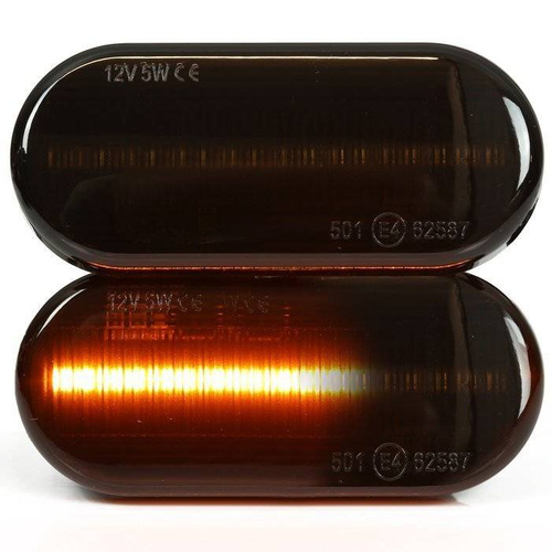 PL1812CB2-D | LED side direction indicator lamps smoked lampshade dynamic VW Bora, Golf 3 4, Passat, Lupo, Polo, Sharan, Vento, T5