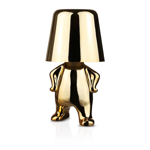  HJA23-F-GOLD | LED table lamp | A modern night lamp with a built-in battery and touch control