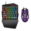 TF900 | Gaming set with RGB LED backlight, one-handed keyboard and mouse
