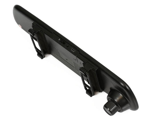 Conjunto - câmera de ré com gravador de direção no retrovisor 4,3" TFT LCD para câmera de ré 12V PZ702-1-DVR