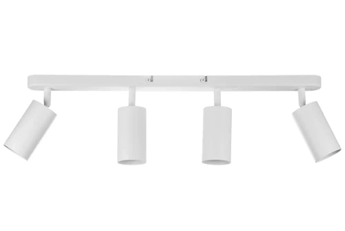 MS-GU10-4 | Plafoniera a quattro luci, 4 faretti GU10 orientabili bianchi