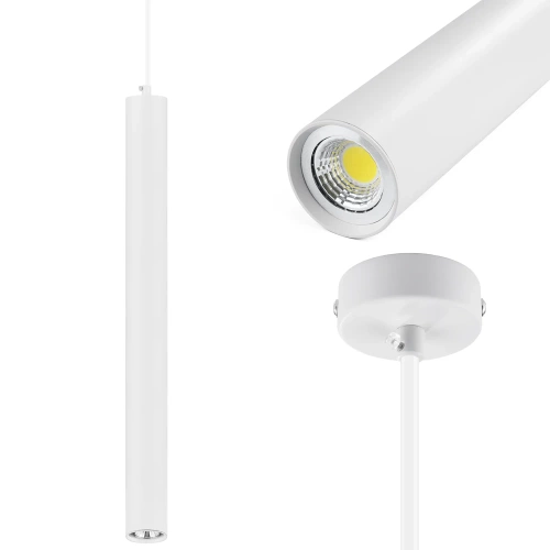 CTD-L60CM-BLANC | Lampe à suspension blanche | Plafonnier moderne | Éclairage décoratif