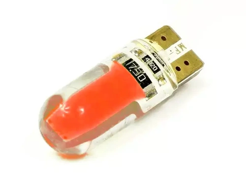 Car LED bulb W5W T10 1W COB 360st CAN BUS Silicone