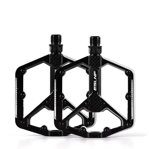 Aluminum Platform Bike Pedals with Pins | Bike Pedals with DU Bearings MTB Trekking | 10EE0001