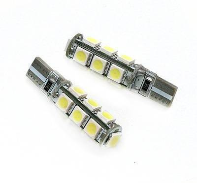 Автомобільна LED лампа W5W T10 13 SMD 5050 CAN BUS