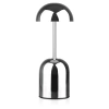 Veilleuse sans fil avec batterie intégrée de 2000 mAh | Lampe de table moderne à puissance et couleur de lumière réglables | YG-D019-Silver