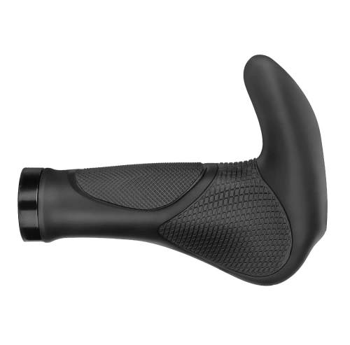 Poignées de vélo ergonomiques | Poignées en caoutchouc TPR antidérapantes | BHD-233-BK