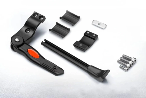 Support à vélo en aluminium | Béquille latérale réglable | Support de vélo arrière pour roues de 24 à 28 pouces | YYBC-125