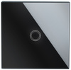 SW86-1 | Single touch light switch | toughened glass | black