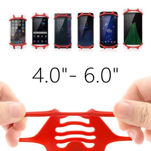 PSI-B11 | Porta cellulare da bicicletta in silicone | sul volante