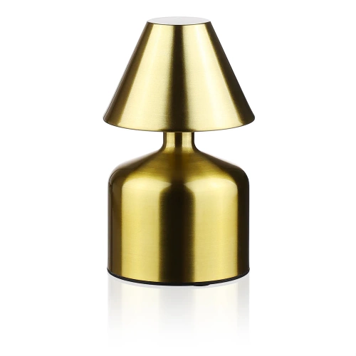 HJA42-GOLD | Mushroom LED table lamp | Wireless lamp for hotel, restaurant | Night touch lamp