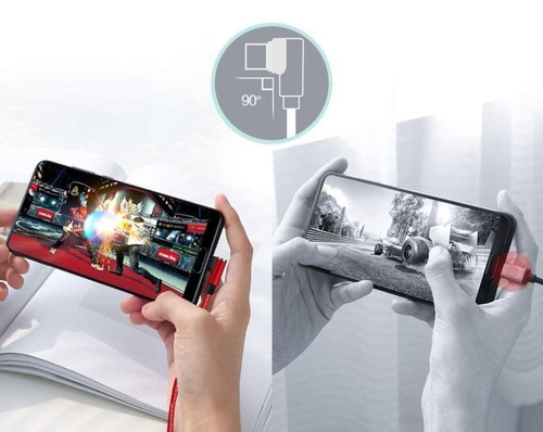 AM30 | Micro-USB 2M | Uhlový kábel USB na nabíjanie telefónu | Rýchle nabíjanie 3.0 2.4A