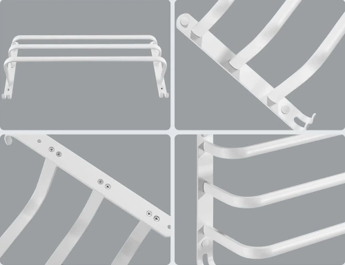 MJR-50CM-3-WHITE  | Towel rack | Bathroom wall holder | Bathroom rail