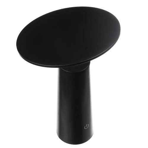 JX09-ZWART | Draadloze LED-lamp | Tafellamp met beweegbare kop