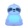 Veilleuse LED en silicone Paresseux | Lampe portable pour enfant 9 couleurs | JL-243
