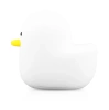 XYD-120-BLANCO | Lámpara de noche infantil con forma de pato | Lámpara de silicona con dos modos de iluminación.