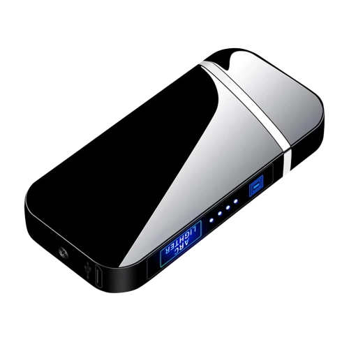 JL-319-NOIR | Briquet plasma moderne | Briquet électrique chargé via USB