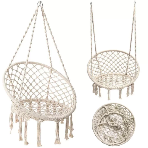 DY-A003-GREEN | Hanging chair, brazilian chair, basket, swing, hammock | up to 120 kg