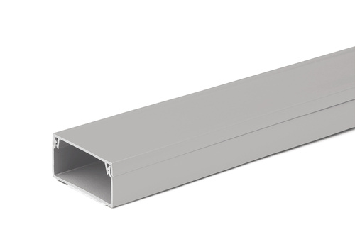 ZXC-20-2M | Maskavimo juostelė RTV kabeliams, kabelių kanalams, dengiamajai plokštei | 3M lipni juosta | 2 metrai, 40x20mm, pilka