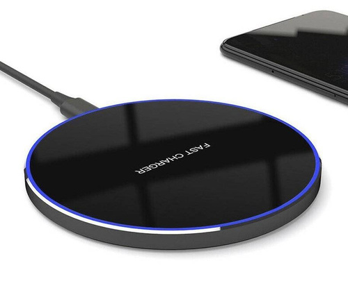 WDX-1-Negro | CARGADOR RÁPIDO QI 15W CARGADOR INDUCTIVO