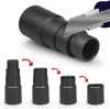 FLA-D04-BLACK | Porszívó tartozék | Adapter tapadókoronghoz | Porszívócső adapter