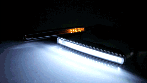 DRL 21 | 54 luzes diurnas LED SMD 3014 com indicador