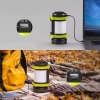 HC-260 | Lampă de camping LED multifuncțională, lanternă turistică cu funcție power bank | Lumină roșie | 6 moduri de iluminare, 800lm, 3700mAh, până la 20h de funcționare, IPX4